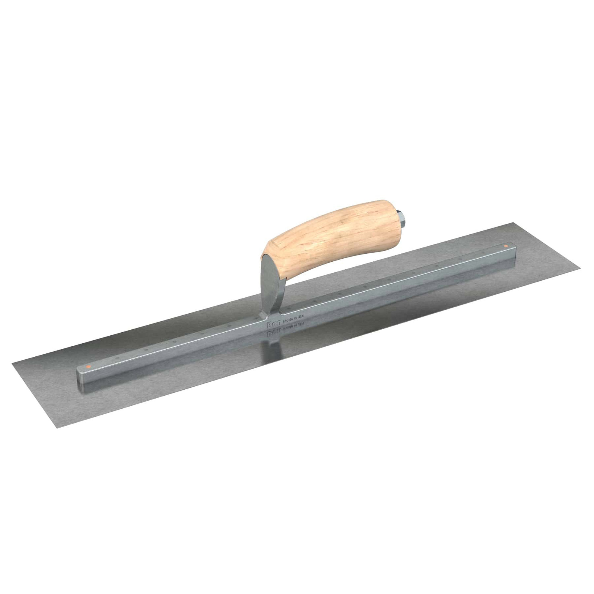 Bon Steel City, Finish Trowel - Sq. - CarSteel - 20 x 4 - Wd, Blade Material Carbon Steel, Blade Length 20 in, Blade Width 4 in, Model# 66-243